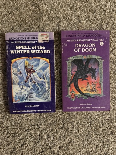 Dungeons & Dragons ENDLESS QUEST 11 Book Lot Most 1st Editions Lair Of Lich - Picture 6 of 10