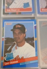 1991 Donruss - Rated Rookie Leo Gomez #35 No White Stripe On Right Border