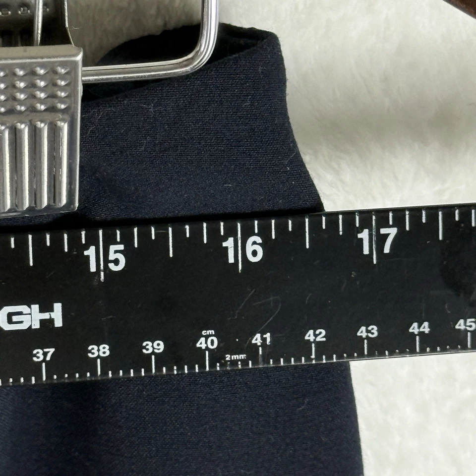 Calvin Klein Collection Women’s 100% Wool A-Line Skirt Size 10 Black Lined Italy - Image 4 of 4