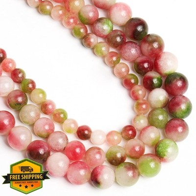 Yochus 6mm Watermelon Gemstone Beads