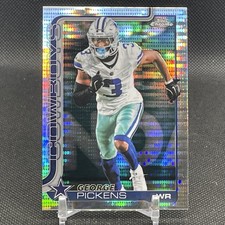 George Pickens 2025 Topps Chrome Pulsar Refractor #80
