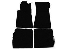 Basic Fußmatten, Autoteppiche für Mercedes SLC SL C C107 coupe 1971-1989 Schwarz