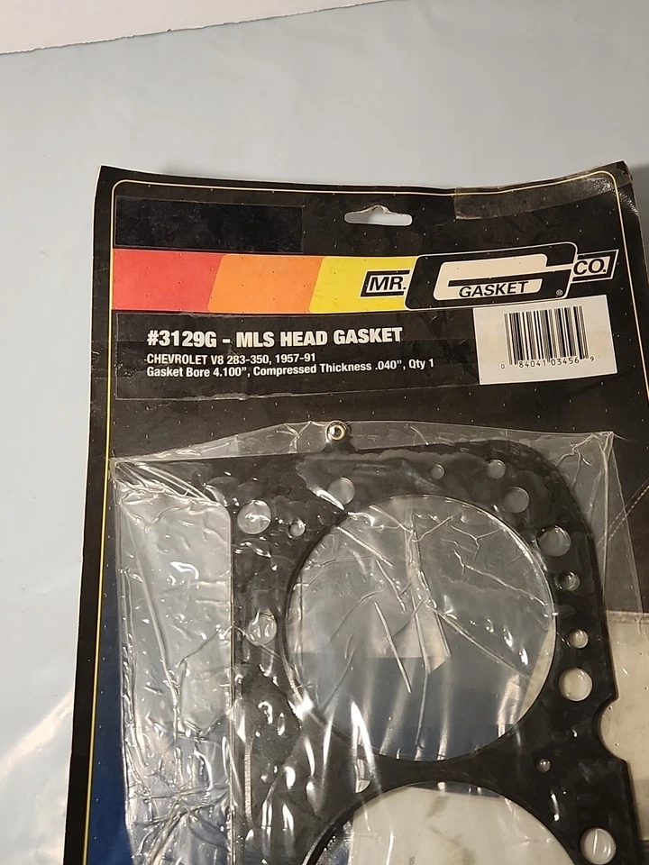 Junta de cabeza de acero en relieve Mr Gasket para Chevrolet GMC 1957-91 parte 3129G Foto 4 de 4