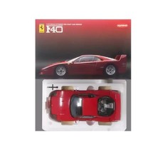 Kyosho Ferrari F40 Lightweight 1/12 Scale Diecast Model Car Red with Rear Wing