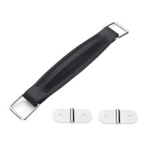 Black Guitar Amplifier Leather Handle w/ Fitting For Marshall Amp AS50D AS100D