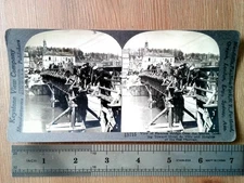 Keystone Stereoview Bridge Over Marne Château-Thierry WWI Historic 1918