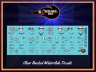 1/24 "Corvette" Assorted Emblems Decal SCR-124-0884