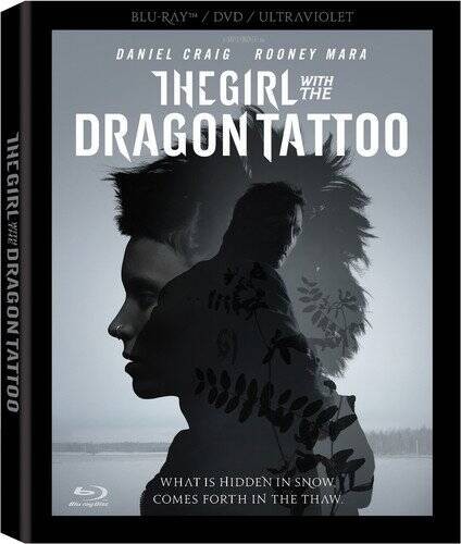 The Girl with the Dragon Tattoo (Three-Disc Blu-ray/DVD Combo + Ultr - VERY GOOD