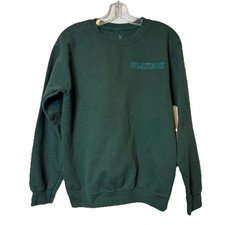 Playboy by Pacsun Dark Green Pullover Crewneck Sweatshirt 90s Y2K-Style Size M