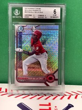 Elly De La Cruz 2022 Bowman Chrome Mega Box Mojo Refractor Rookie Card RC BCP224