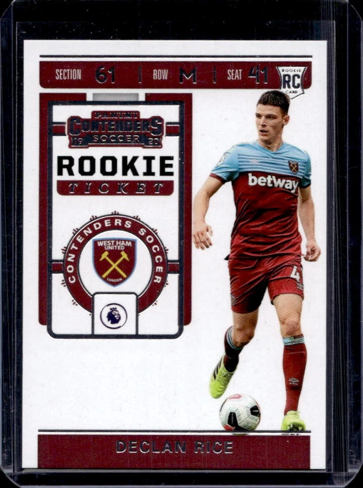 Declan Rice trading card