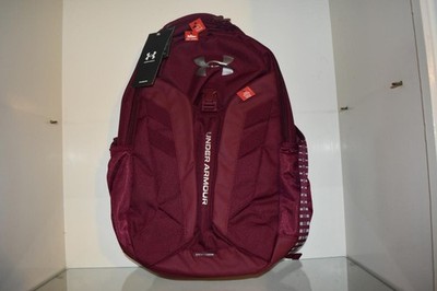 Under Armour Hustle Pro Backpack 1367060 655 Maroon NWT