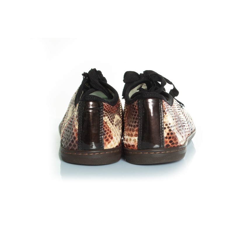 Lanvin Python Patent Leather Toe Sneaker Female B… - image 6