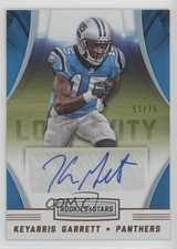 2016 Rookies & Stars Rookie Longevity Signatures 51/75 Keyarris Garrett Auto e6p