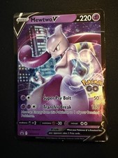 Pokémon TCG Mewtwo V SWSH223 Pokémon GO Promo Foil Black Star Promo 220 HP on eBay