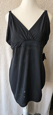 Joyshaper Body Shaper Slip Under Dress Tummy Control Bodysuit Black Size 3xl NWT