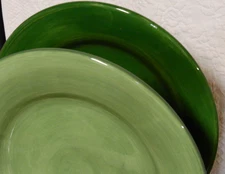 2 Tabletops Unlimited Espana Dinner Plates 12.75"