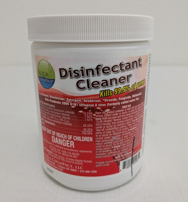 Aqua Chempacs Disinfectant Cleaner 40 Water Soluable Dissolving Refill Packs New