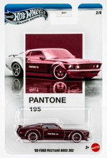 2026 Hot Wheels Pantone 2 '69 Ford Mustang Boss 302 DARK RED  PANTONE 195 FSC