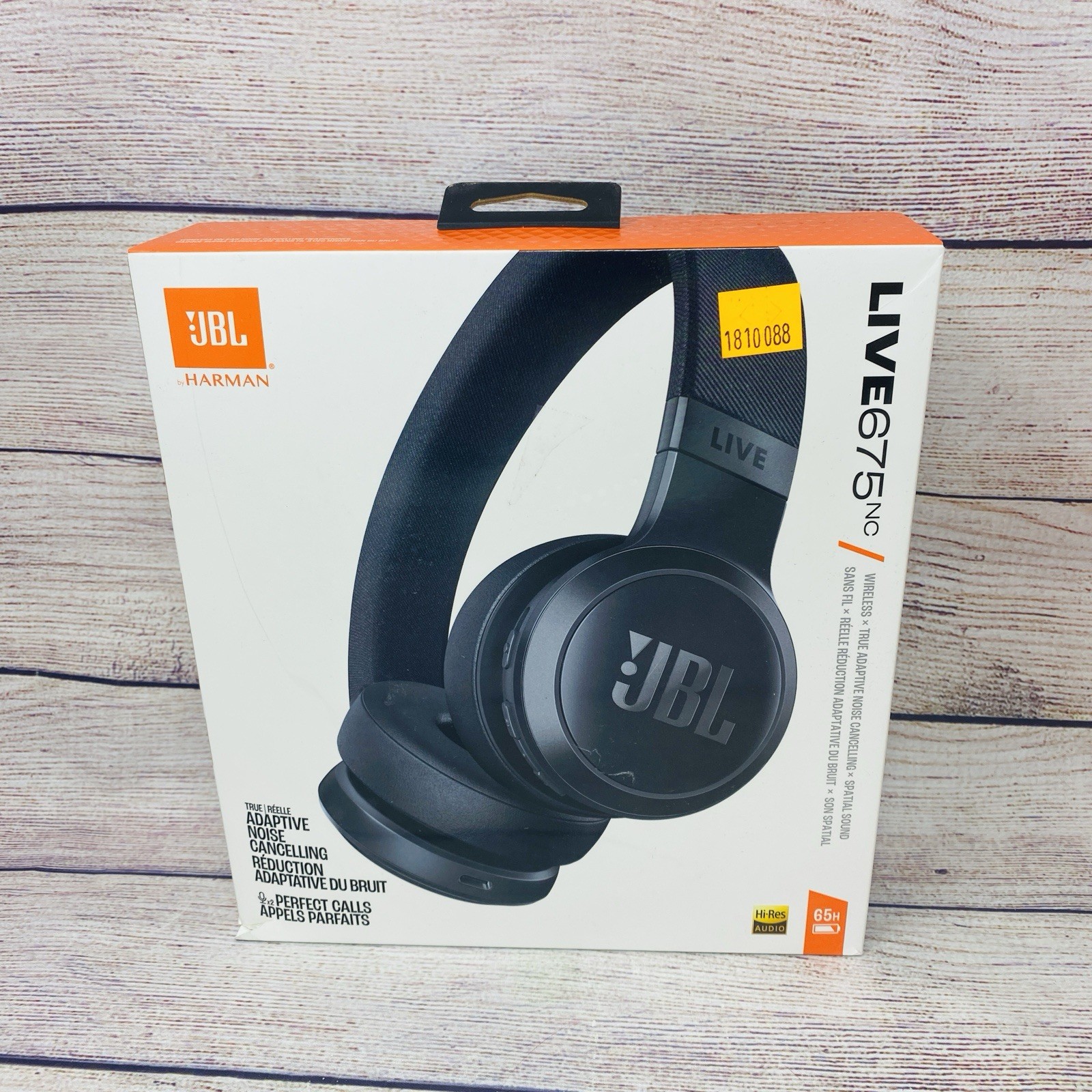 JBL by Harman Live 675NC Wireless True Adaptive Noise Cancelling Headphones