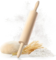 Nudelholz Mit Metallachse - Teigroller - Wellholz - Nudelholz Als BackzubehöR -