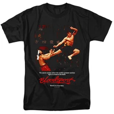 Bloodsport Bloodsport Poster Mens T Shirt Black Officially Licensed