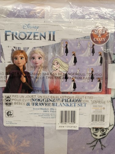 Disney Frozen II 2-Pc. Nogginz Pillow & Travel Throw Set - Picture 5 of 10