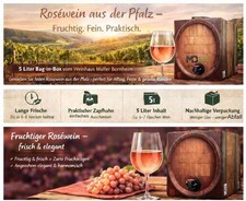 Bag in Box Wein Portugieser & Spätburgunder Rosé trocken 5 L