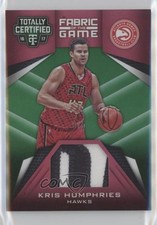 2016 Totally Certified Fabric of the Game Materials Green 5/5 Kris Humphries 0c3