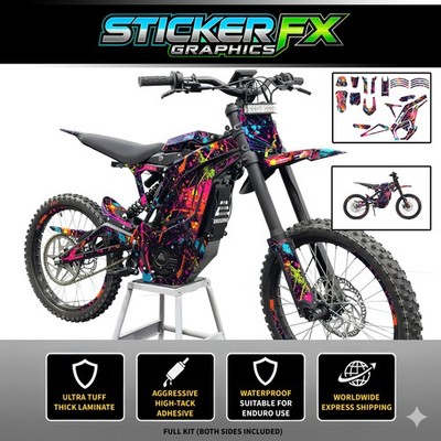 Premium Sticker Kit für E-Ride Pro SS, Eride Pro Grafik Kit, Eride Decals Wrap
