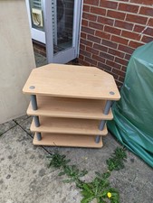 Argos wooden TV Stand unit with 4x shelves