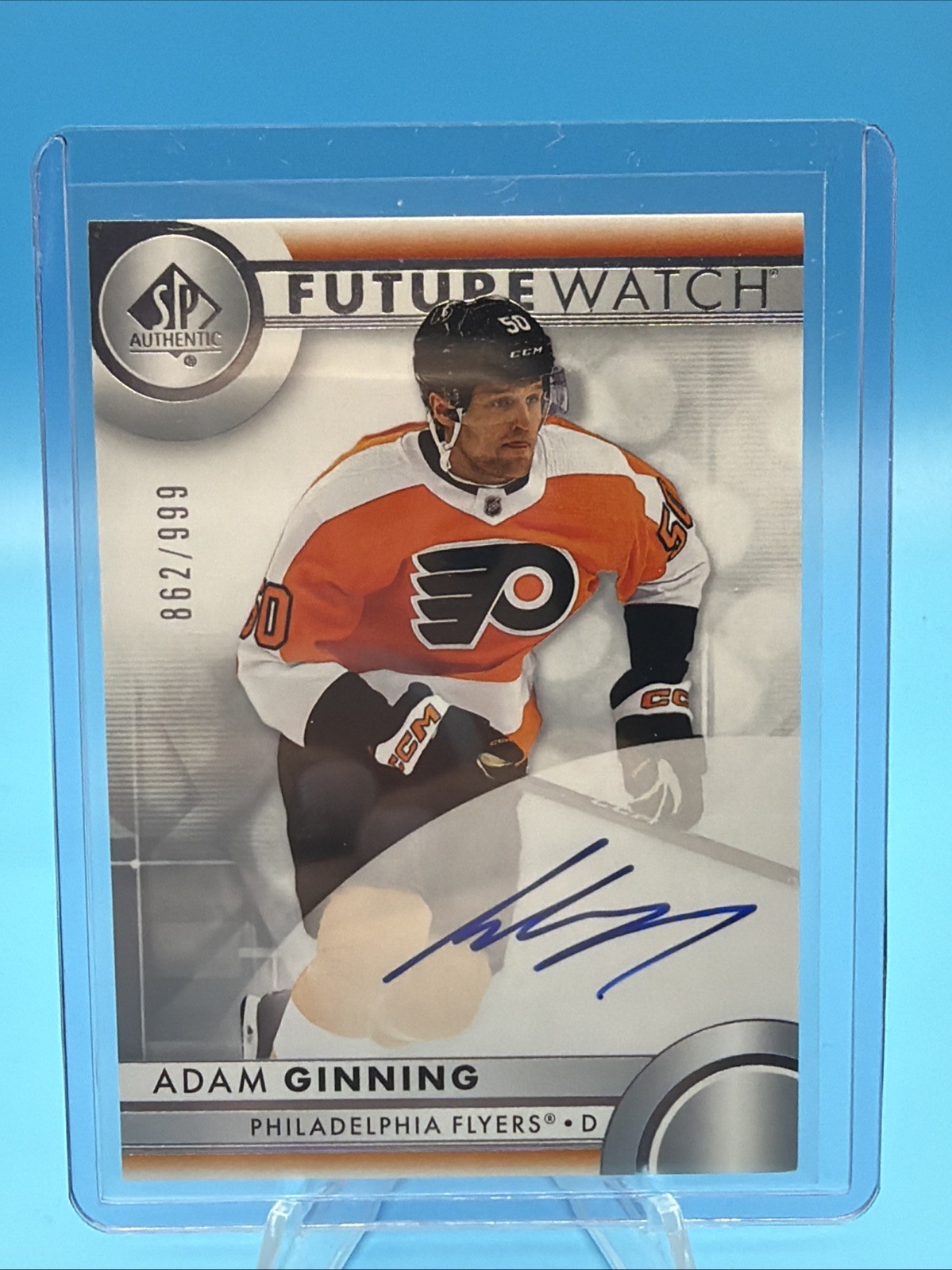 2023-24 SP Authentic Adam Ginning Future Watch Auto Autograph /999 - Flyers