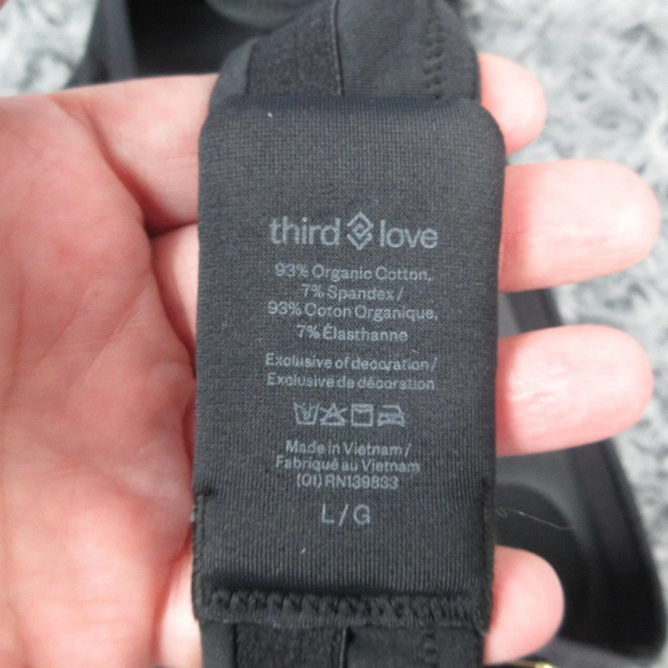 Sutiã ThirdLove Feminino Grande Algodão Orgânico Sem Fio Ajustável Loungewear Novo com etiquetas - Imagem 4 de 4