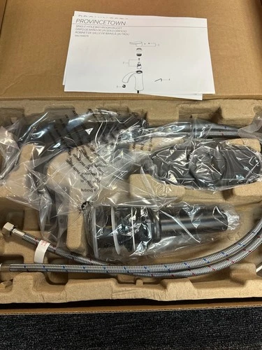 Signature Hardware Provincetown Single Handle Monoblock Bathroom Sink Faucet in - Picture 3 of 3