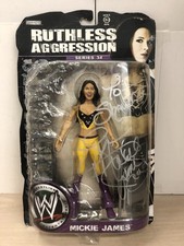 Mickie James signed TO SHAWN WWE Ruthless Aggression Series 34 Autograph NO COA