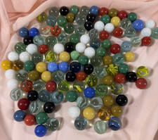 Nice Lot 130 Marbles Cats Eyes  Colored