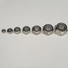 BSF, Cycle CEI 26 TPI & 2BA Stainless Steel Nyloc Self Locking Nuts. 1/4"-9/16".
