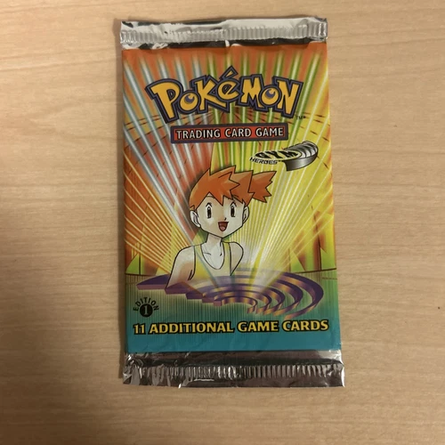 Pokemon WotC Gym Heroes Factory Sealed 1st Edition Booster Pack