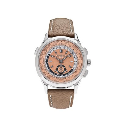 Patek Philippe Complications 5935A-001 World Time Chronograph Steel Opaline