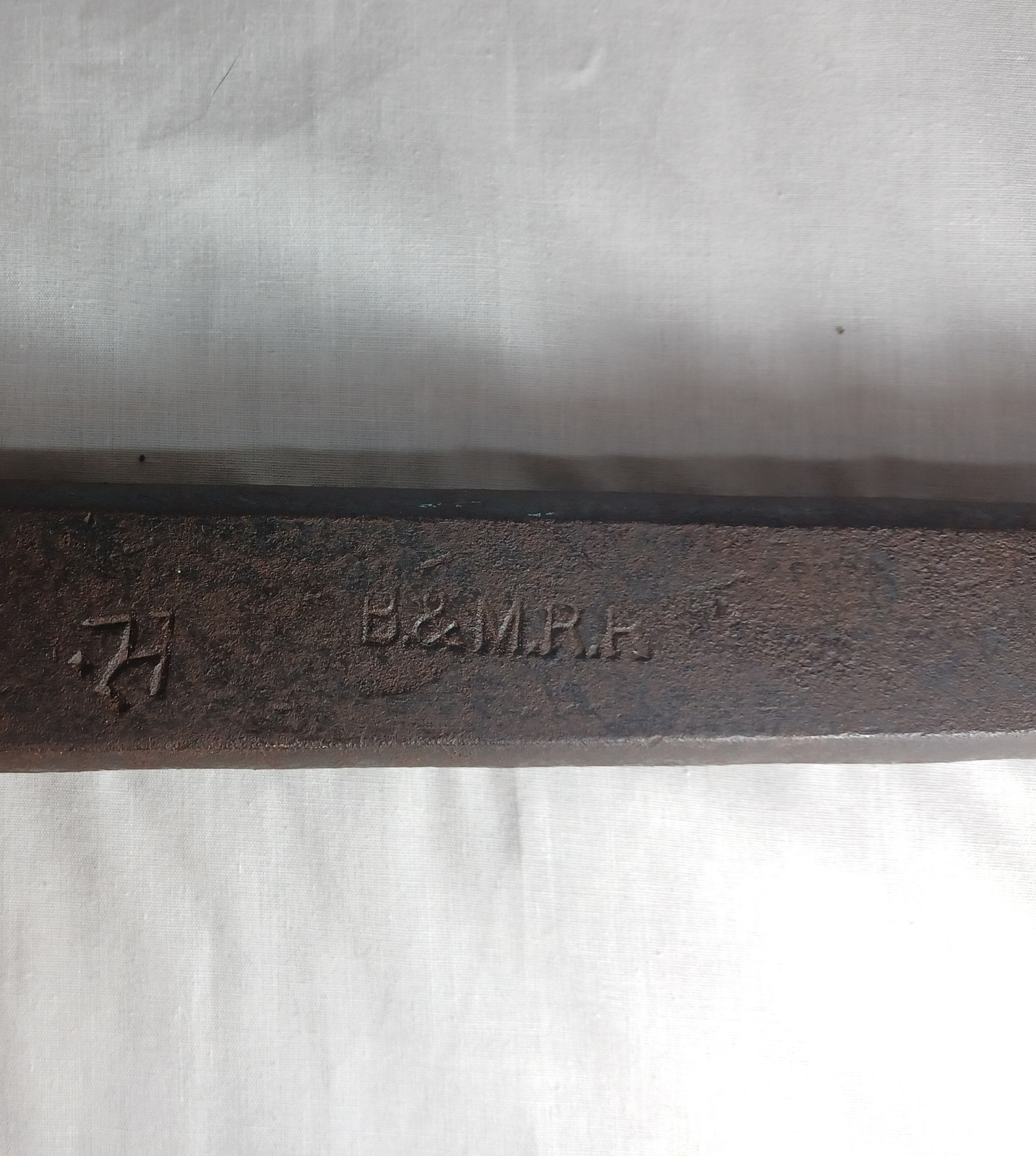 Rare Vintage Woodings Verona Boston & Maine Railroad Track Wrench, Giant 47.5"