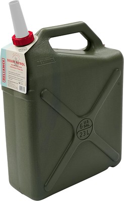 Reliance Products Desert Patrol 6 Gallon Rigid Water Container, Green