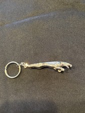 Jaguar Key Chain Key Ring Vintage Prancing Jaguar Metal Oem High Quality