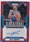 Ariel Hukporti sensational signatures signed knicks rc red outline