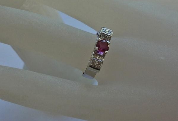 * Ruby ring ring with ruby ruby brilliant diamond… - image 7