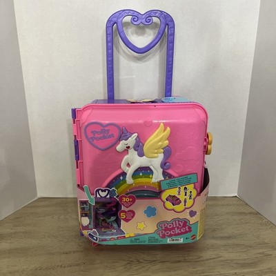 Polly Pocket Pollyville Resort Roll Away Playset Dolls & Accessories - New