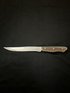 Vintage MAXAM Steel 7-1/2” Carving Knife Wood Handle Japan