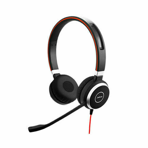Jabra Evolve 40 MS On the Ear Wired Headset - Black for sale 