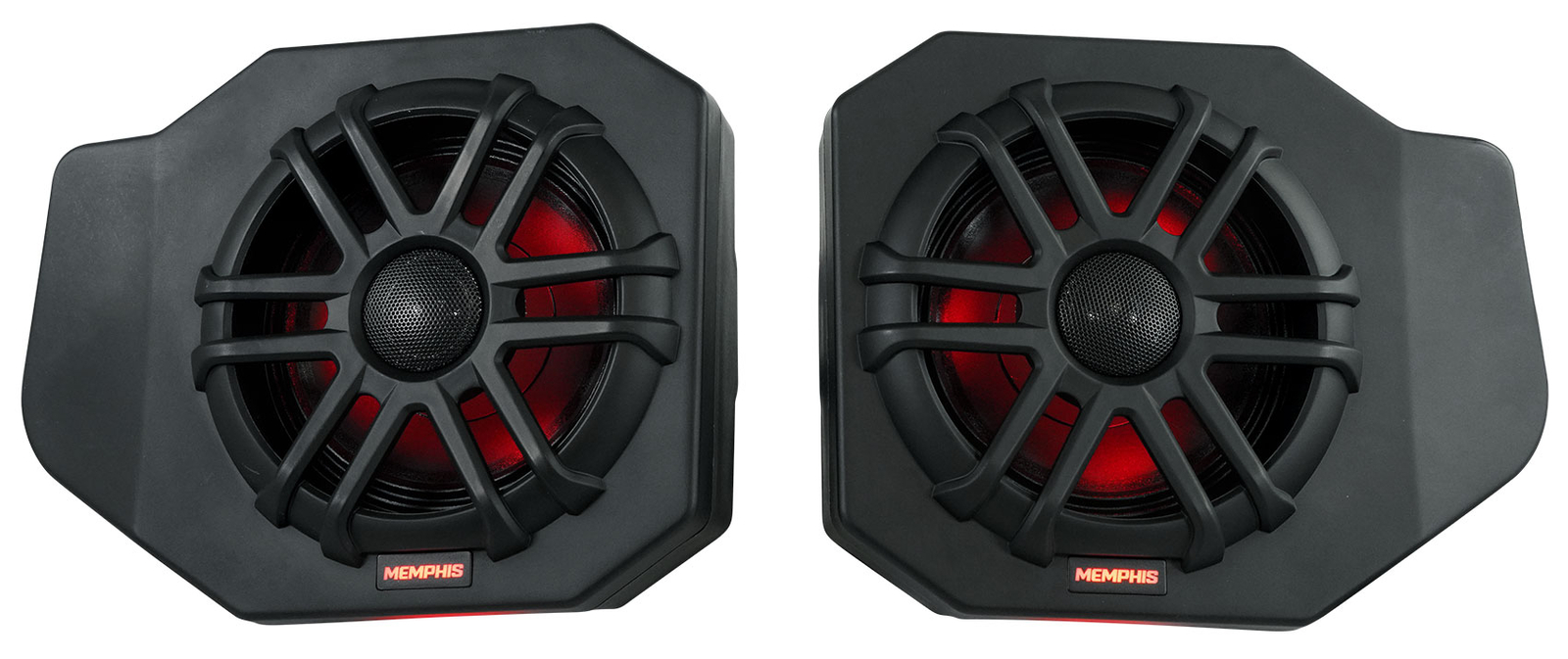 2 Наушники Memphis Audio RNGR65FE Pods Колонки Tower Усилитель PS40 для 2018 года Polaris Ranger