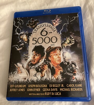 Transylvania 6-5000 (Blu-ray, 1985) Goldblum. Bologna. Begley Jr