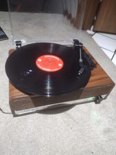 Udreamer UD001 3-Speed Turntable Record Player w/Speakers, USB, Bluetooth, Aux